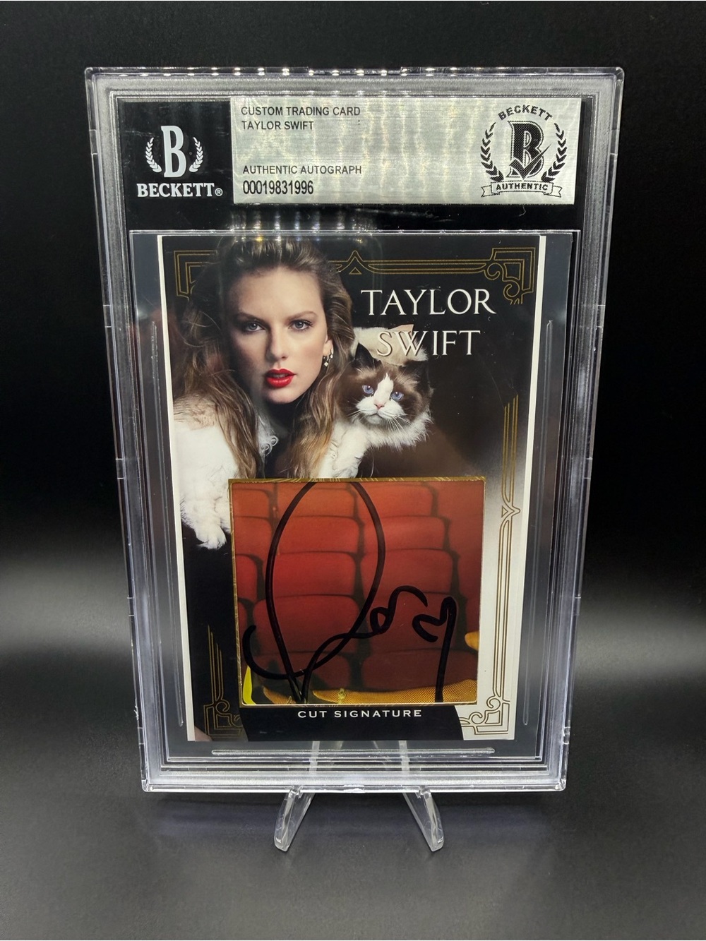 Taylor Swift Authentic Autograph Card